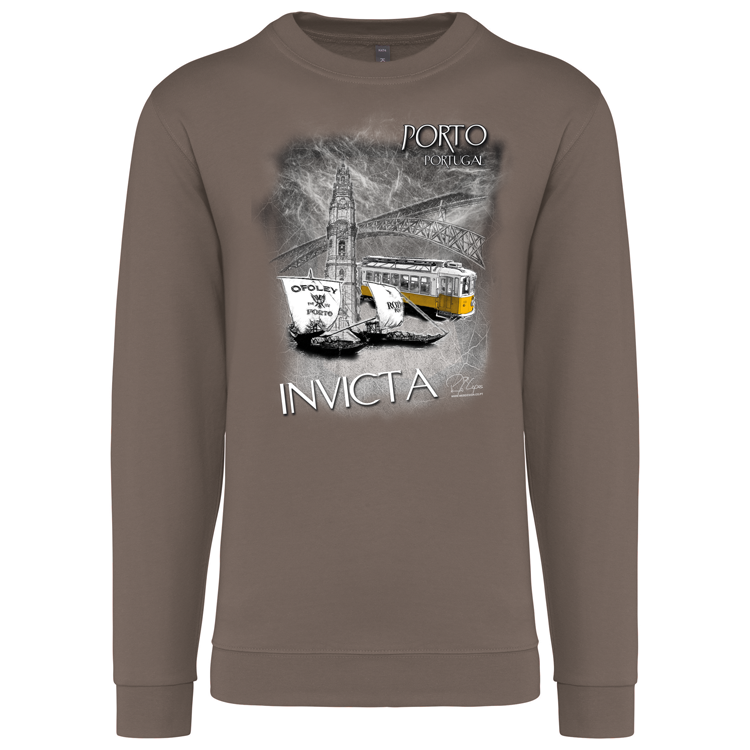 Sweatshirt Kariban sem Capuz Invicta