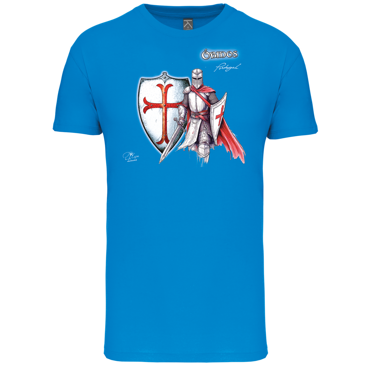 T-Shirt Algodão Biológico Templário Óbidos