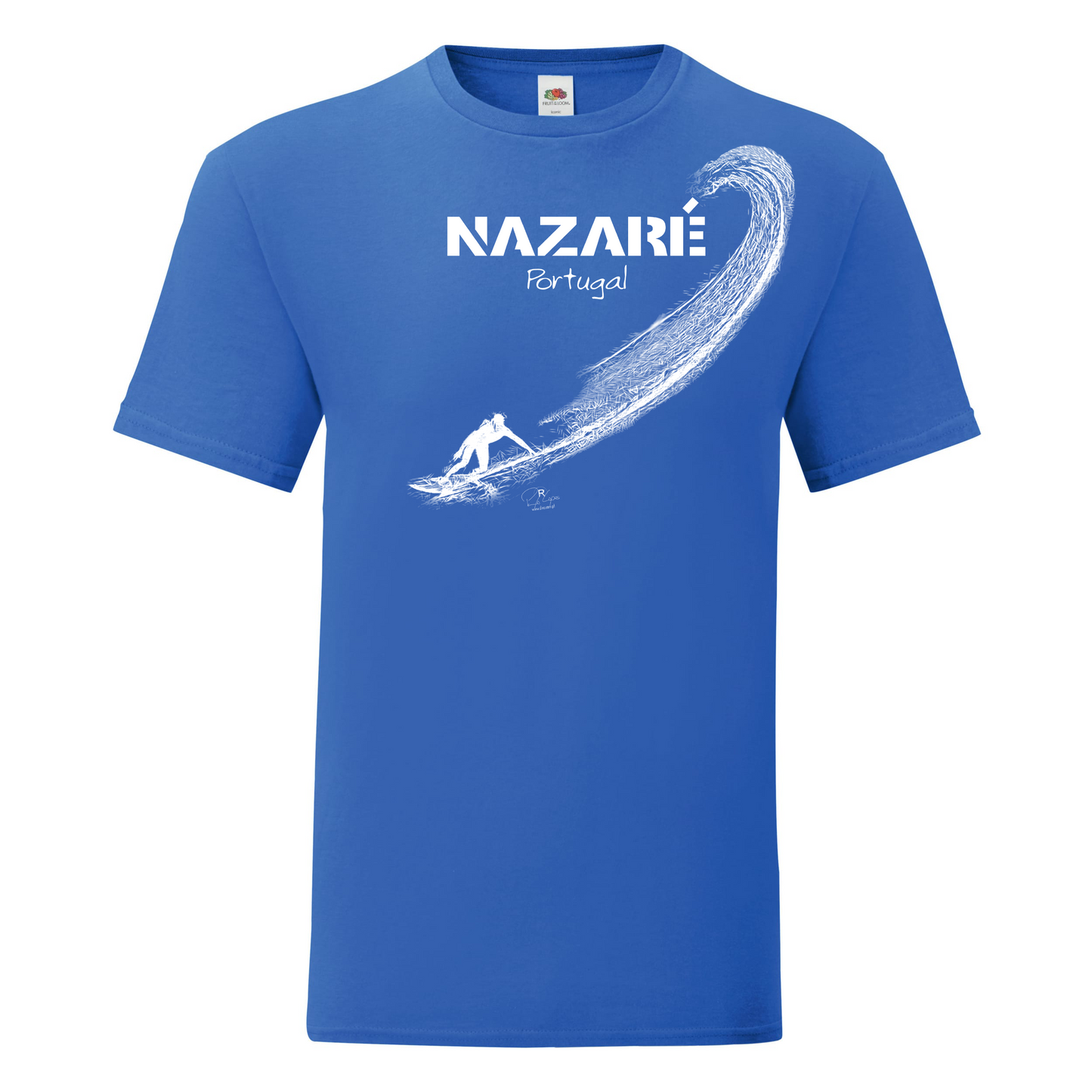 T-shirt Fruit of the Loom, Iconic, 150g, Surf Nazaré