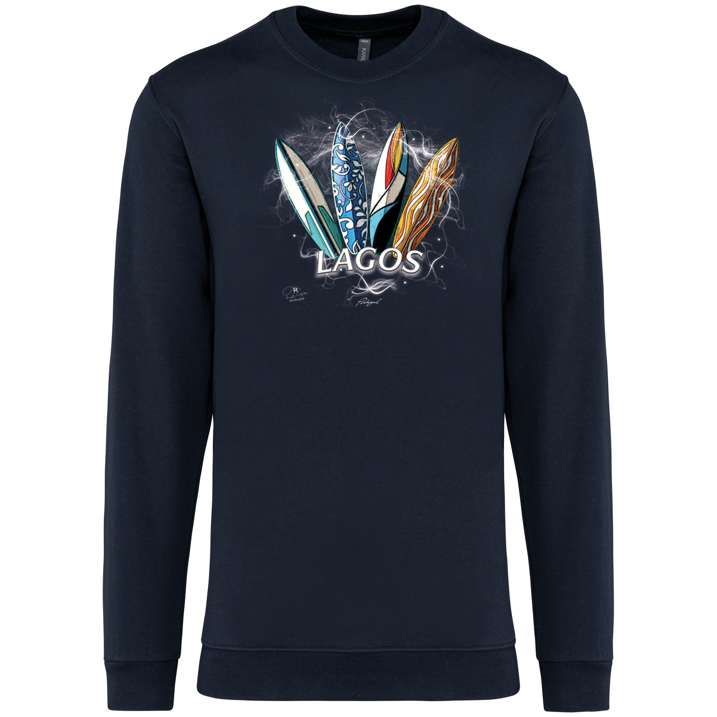 Sweatshirt Kariban sem Capuz Surfboards Lagos