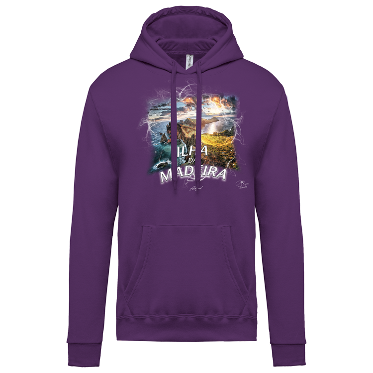 Sweatshirt Kariban com Capuz Ponta de São Lourenço