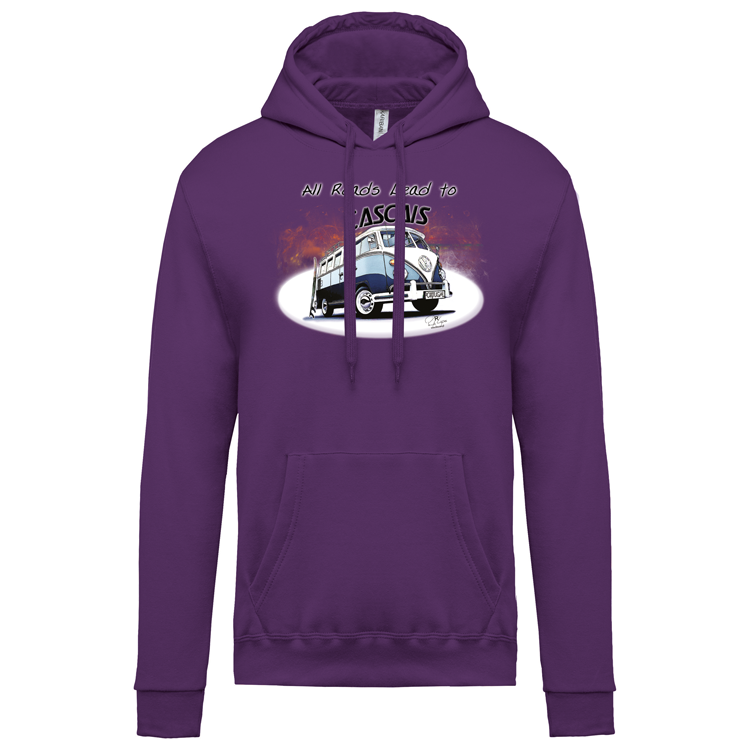 Sweatshirt Kariban com Capuz All Roads Lead to Cascais