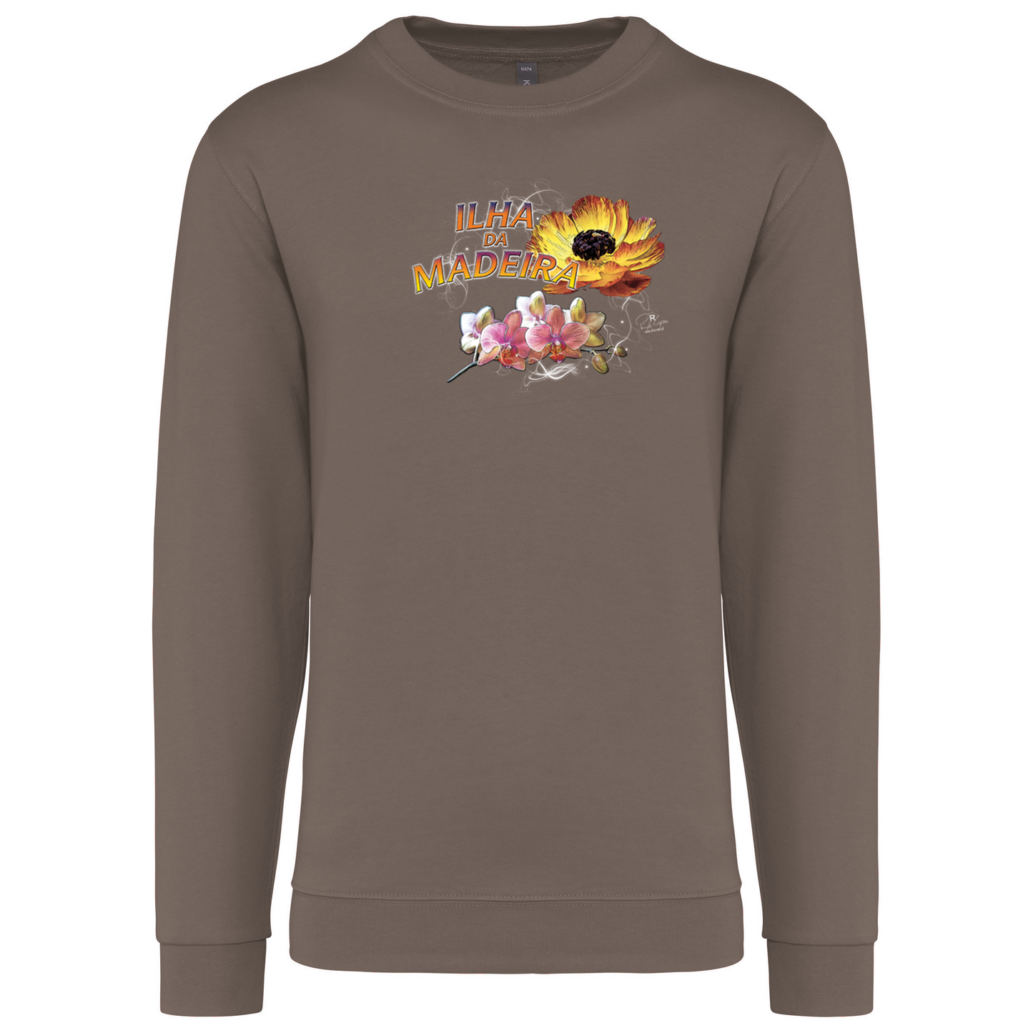 Sweatshirt Kariban sem Capuz Madeira Flowers