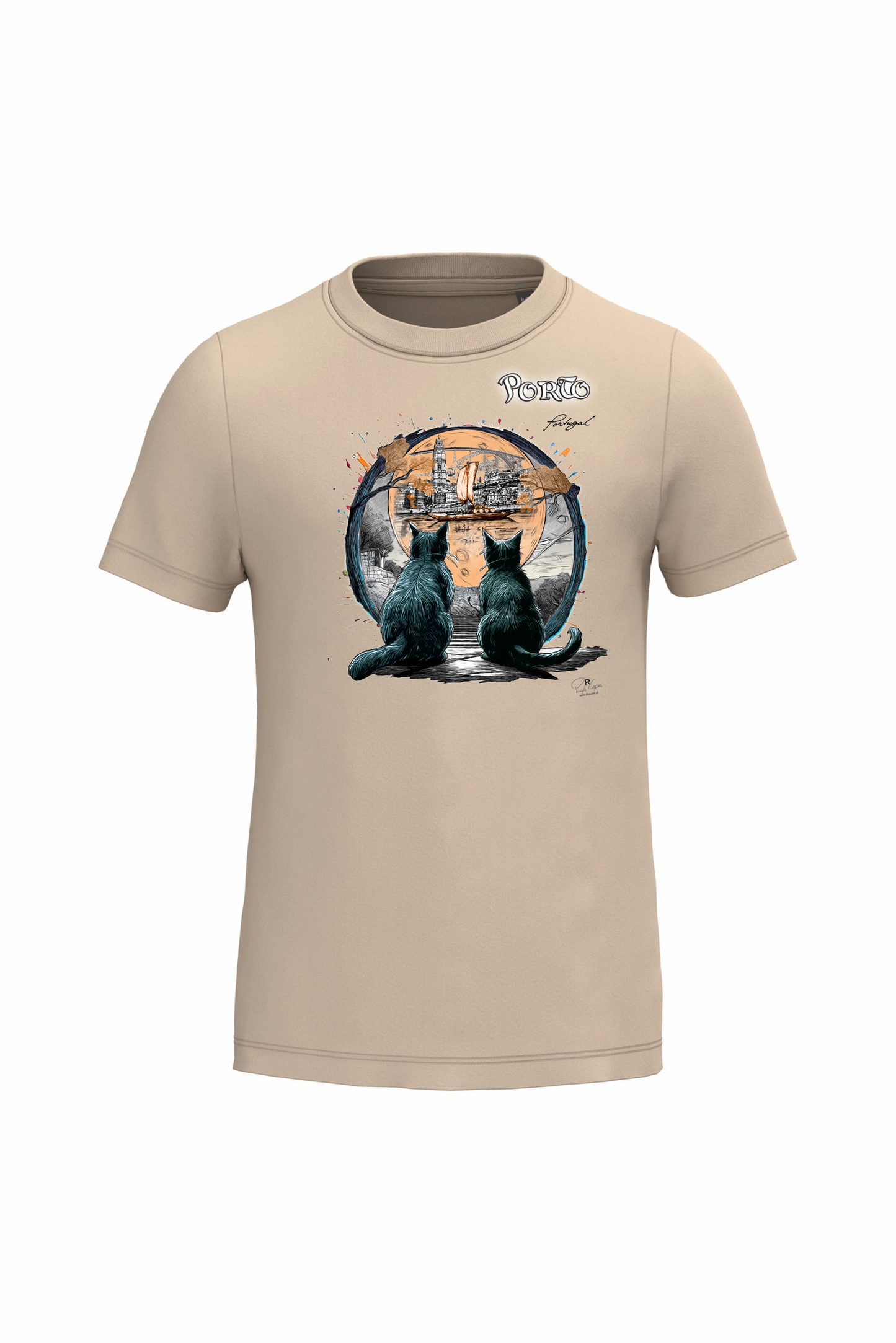 T-shirt de Criança Kariban Luar Porto