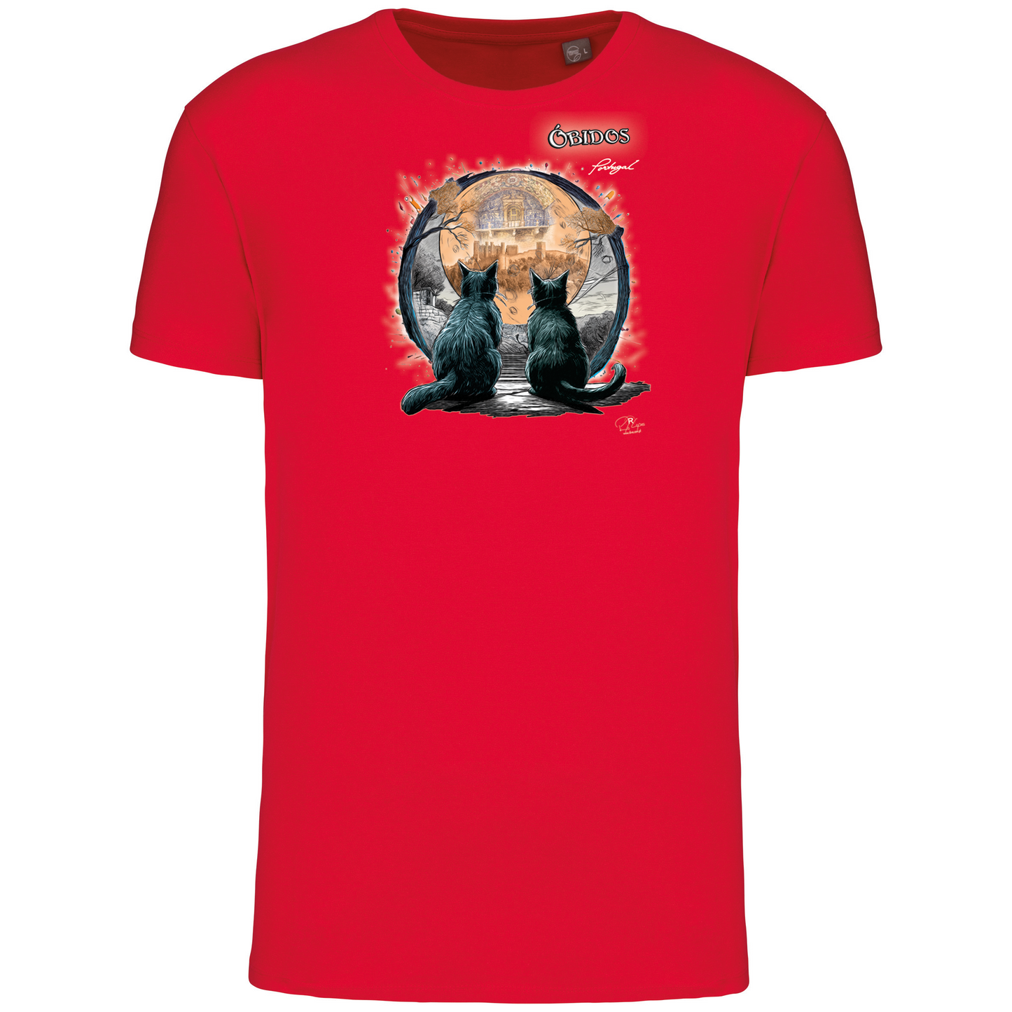 T-Shirt Algodão Biológico Luar Óbidos