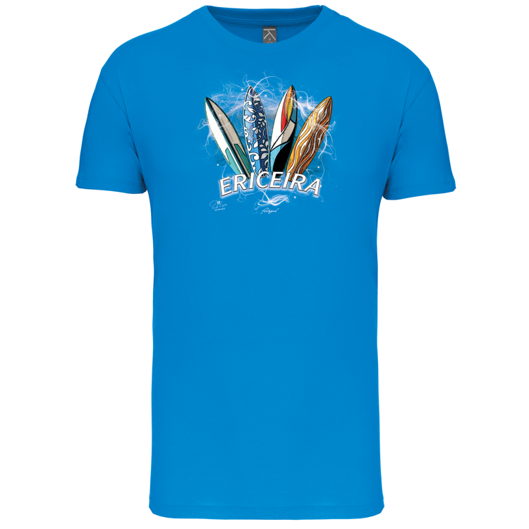 T-Shirt Algodão Biológico Surfboards Ericeira