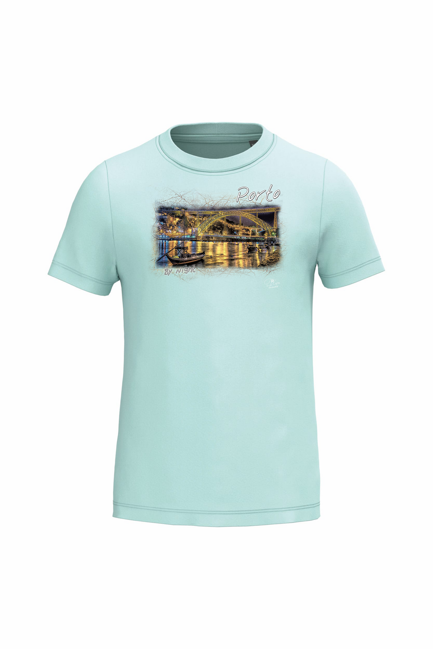 T-shirt de Criança Kariban Porto By Night