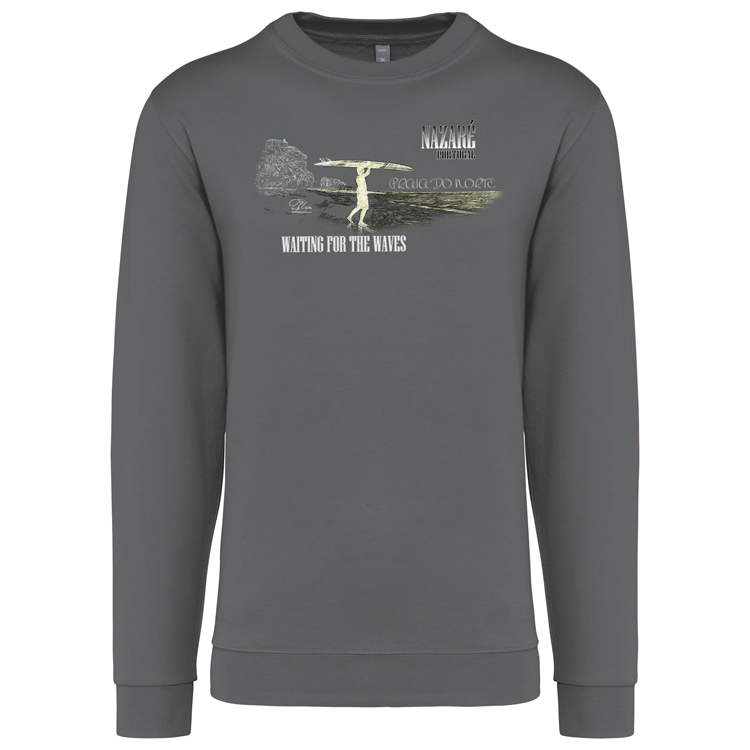 Sweatshirt Kariban sem Capuz Praia do Norte