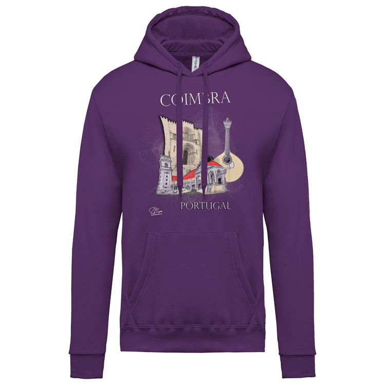 Sweatshirt Kariban com Capuz Sé de Coimbra