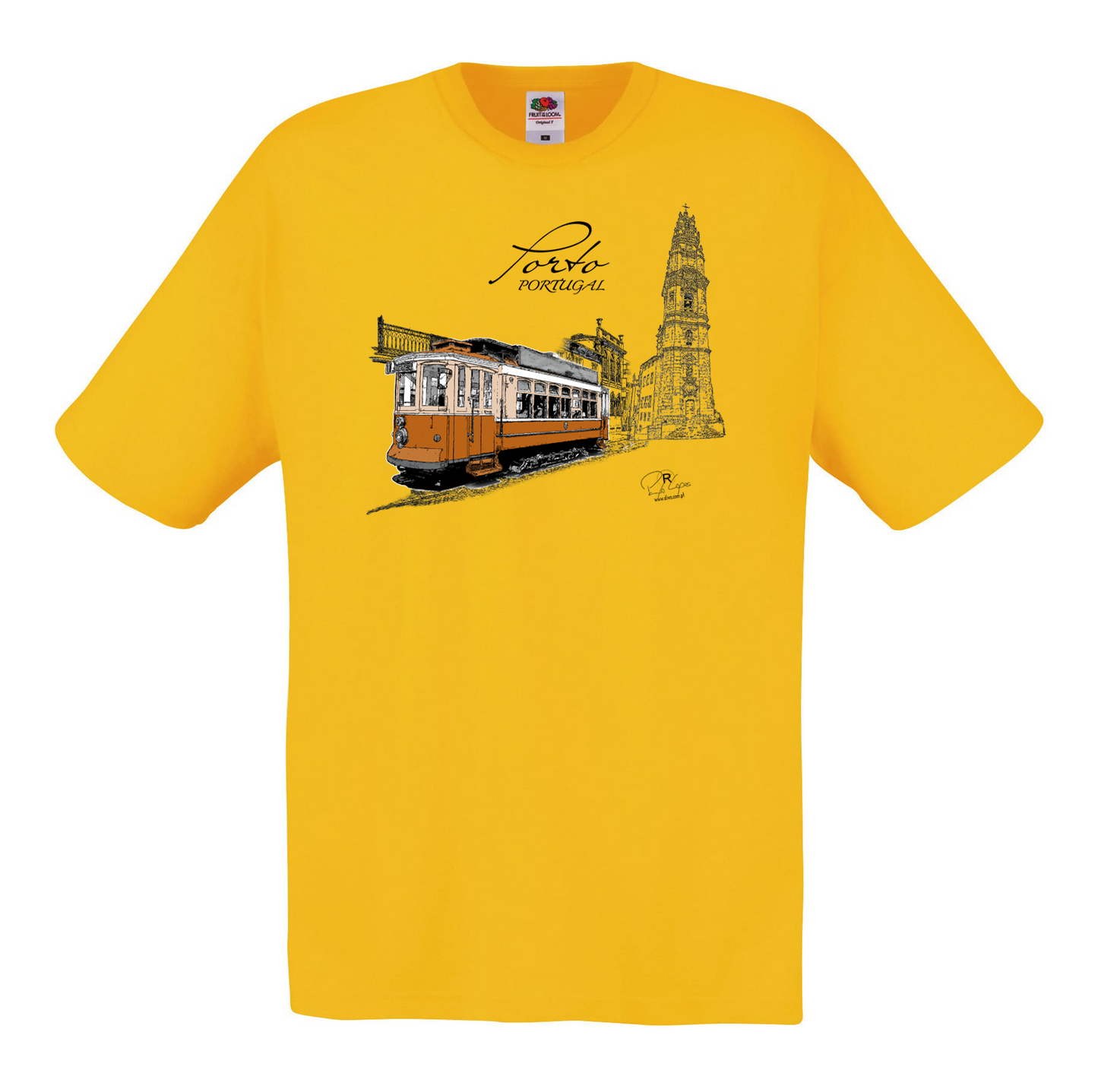 T-shirt Fruit of the Loom, Original 145g, Clérigos