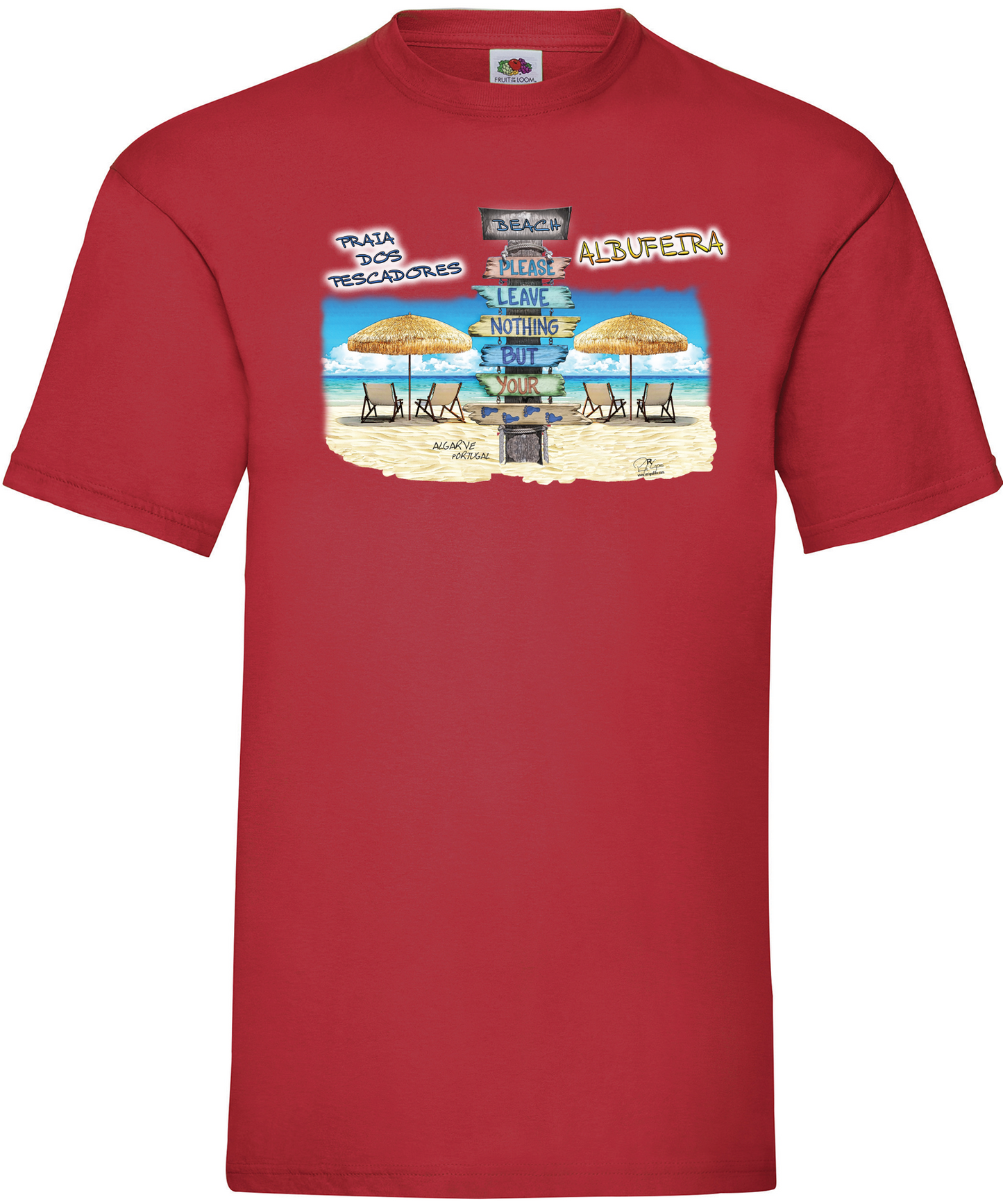 T-shirt Pegadas Albufeira