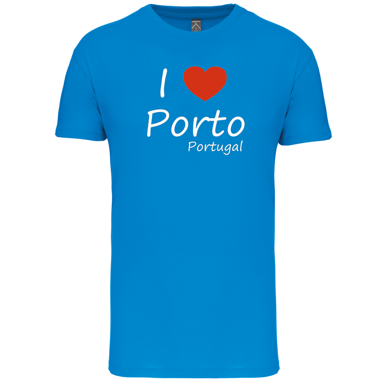 T-Shirt Algodão Biológico I Love Porto