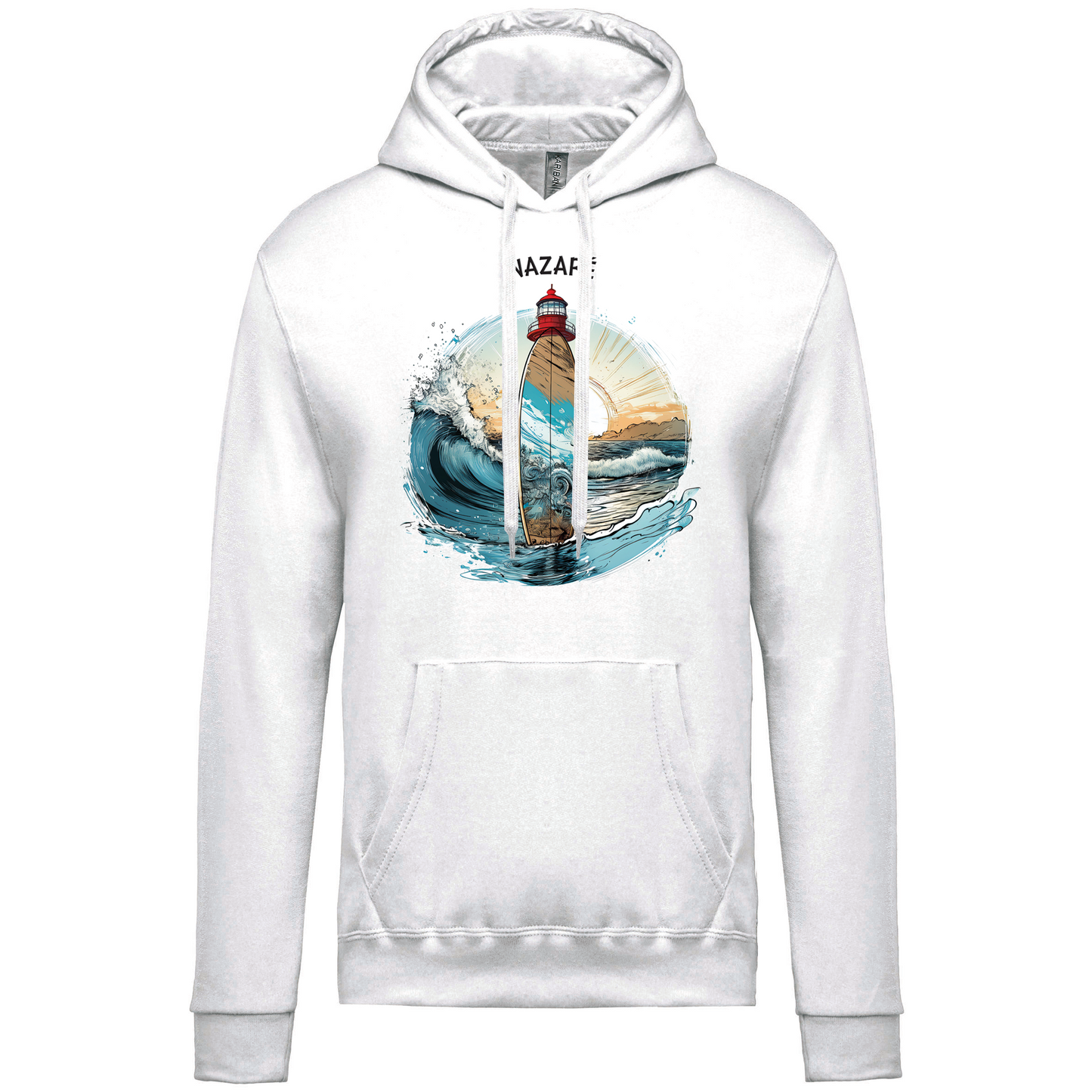 Sweatshirt Kariban com Capuz Sol Nazaré