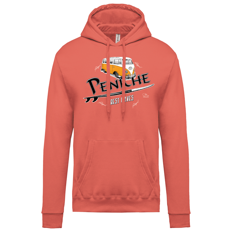 Sweatshirt Kariban com Capuz Pão de Forma Peniche