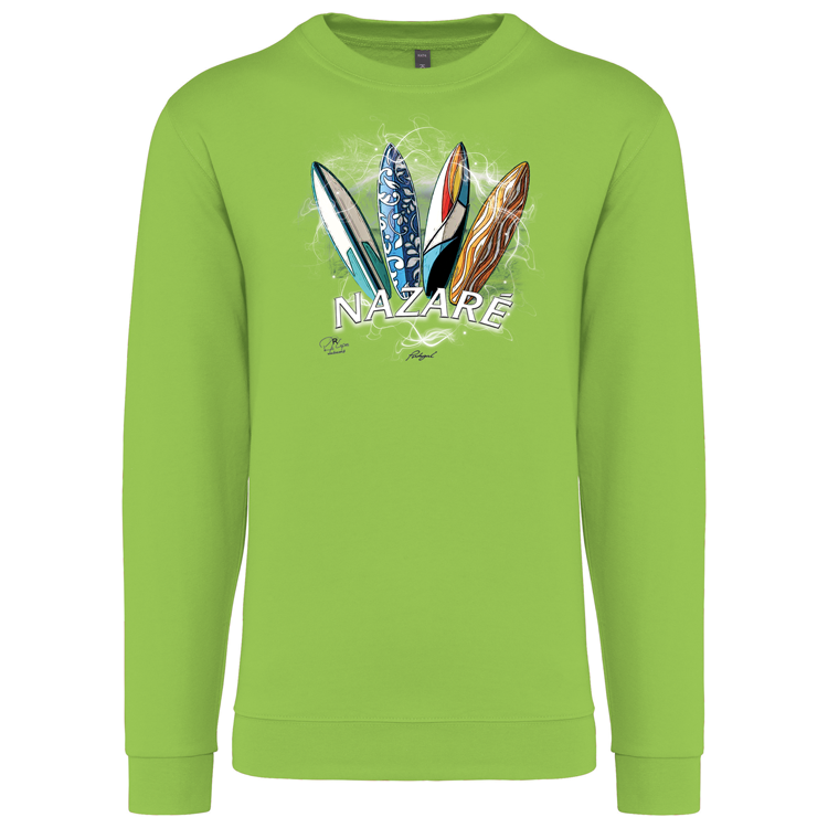 Sweatshirt Kariban sem Capuz Surfboards Nazaré