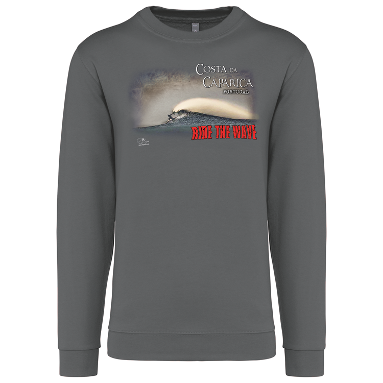 Sweatshirt Kariban sem Capuz Ride the Wave Costa da Caparica
