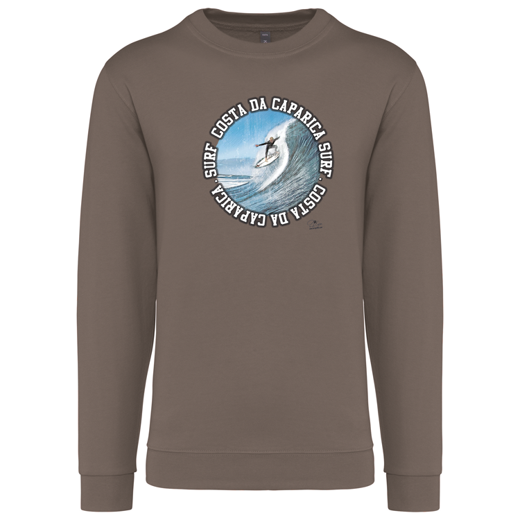 Sweatshirt Kariban sem Capuz Monster Waves 2 Costa da Caparica