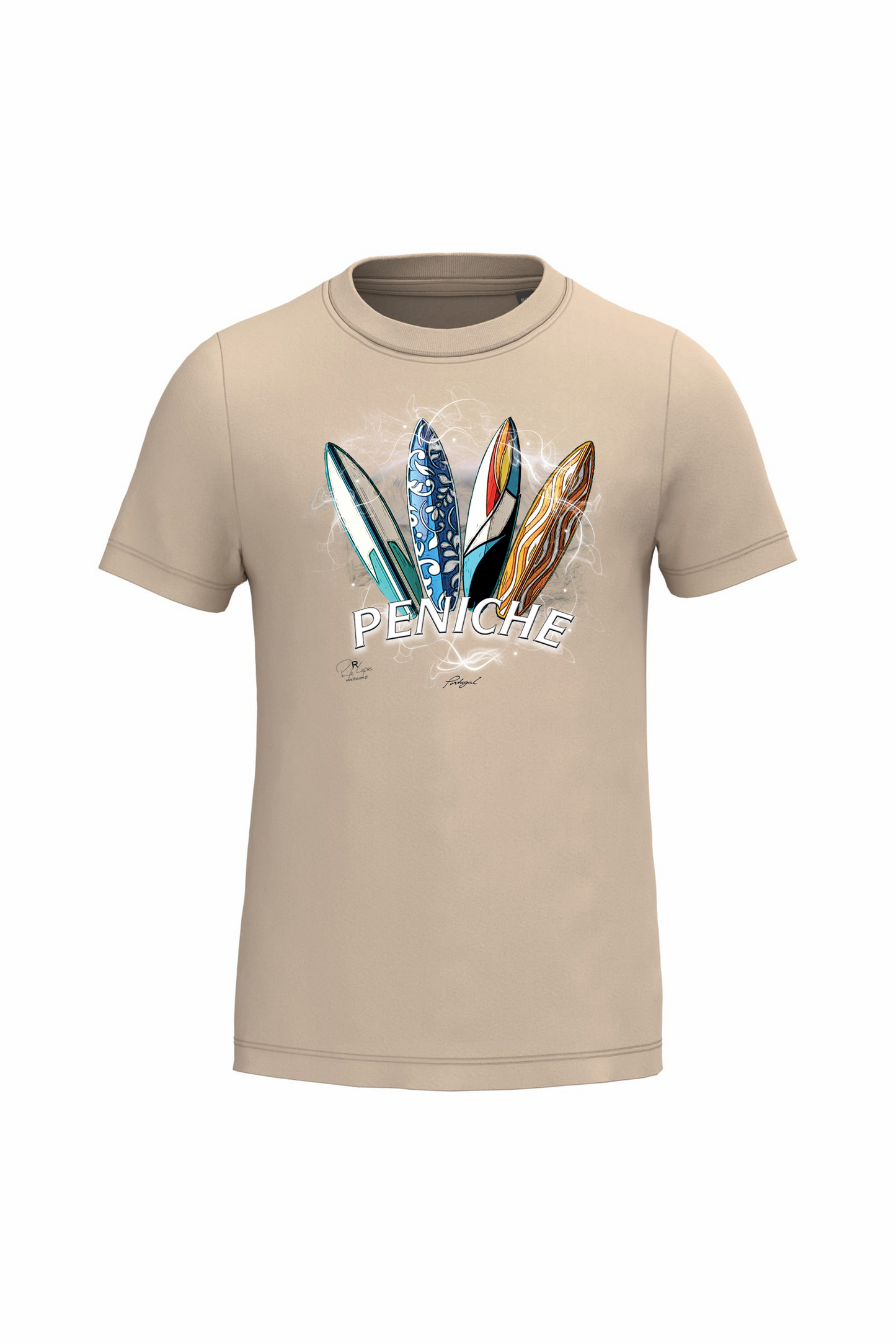 T-shirt de Criança Kariban Surfboards Peniche