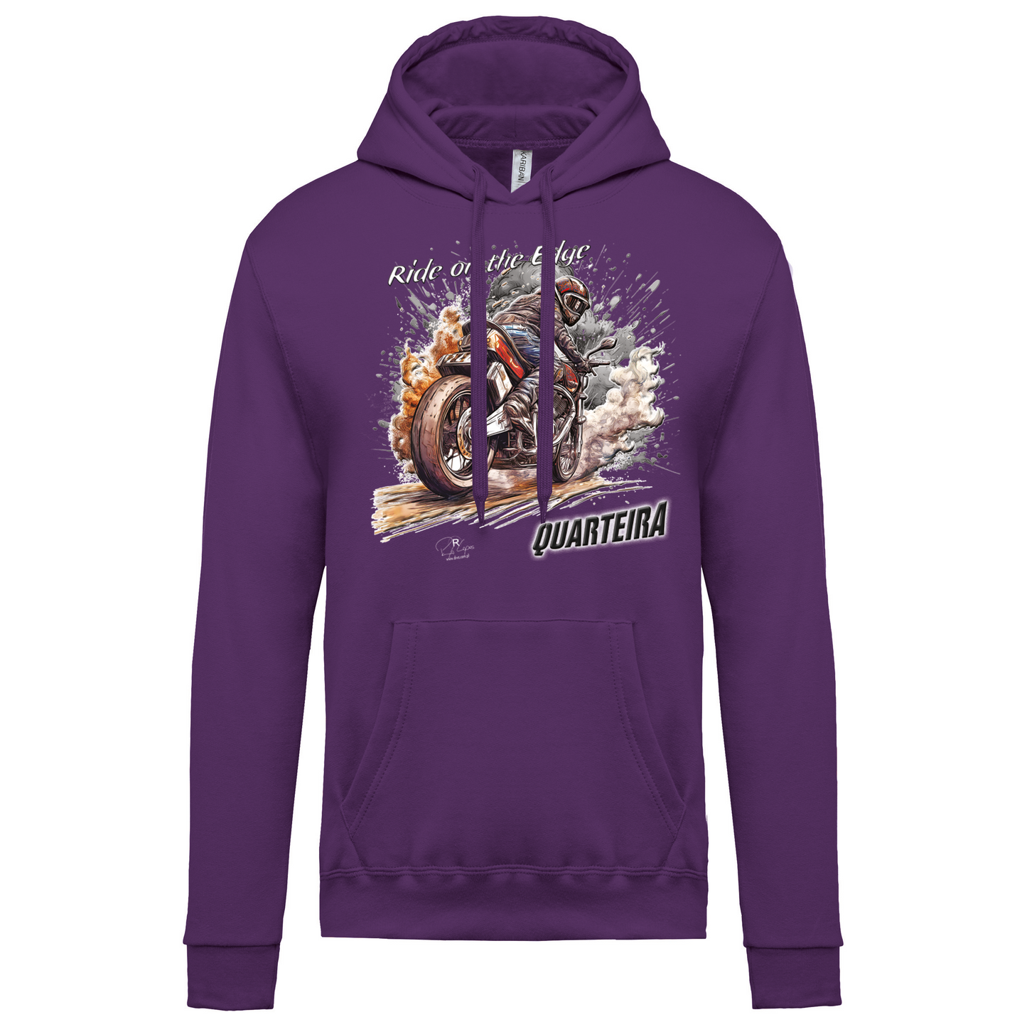 Sweatshirt Kariban com Capuz Ride on the Edge Quarteira
