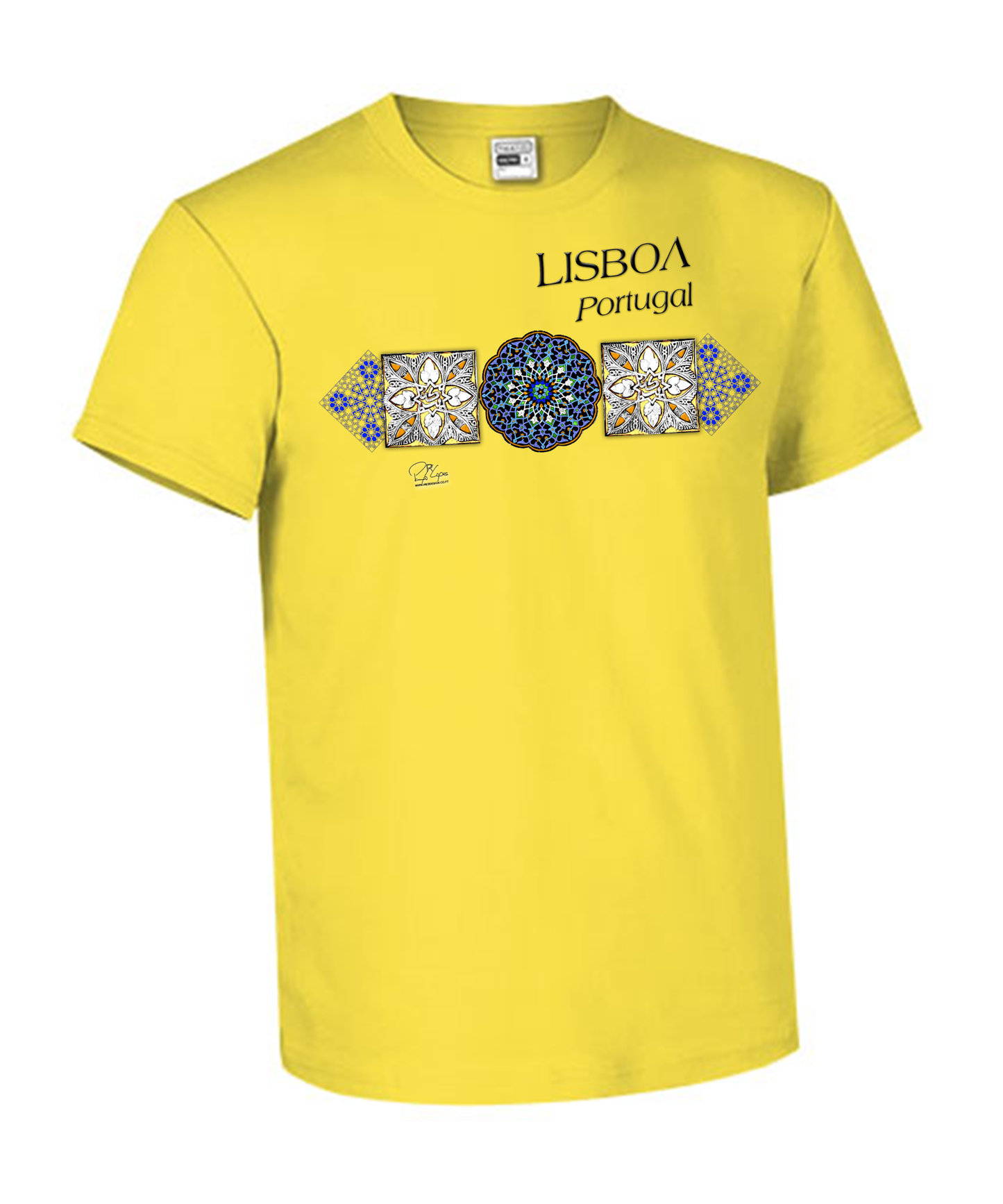 T-shirt Kids Azulejo Árabe Lisboa