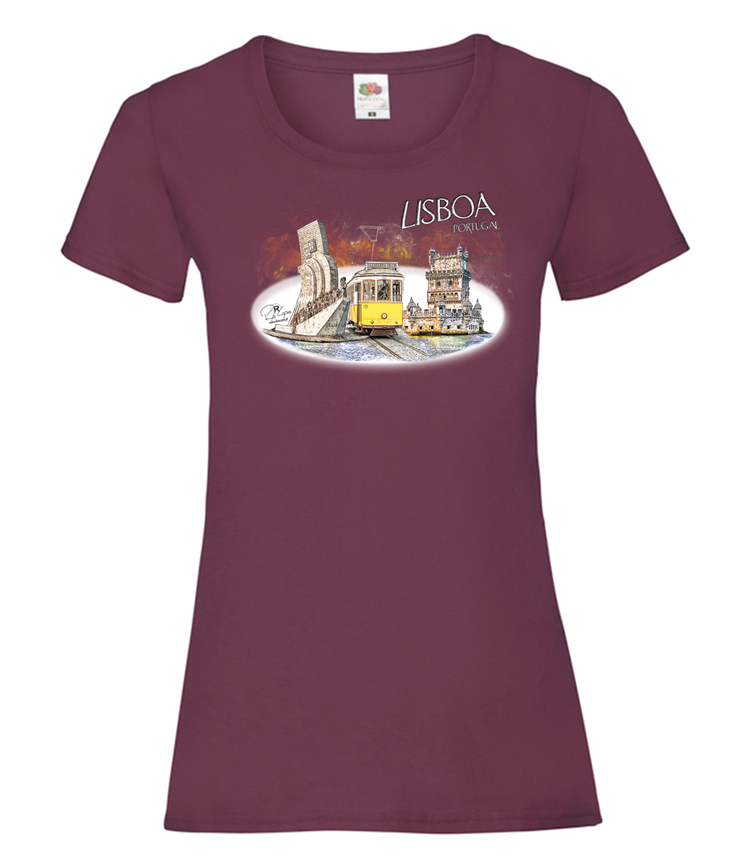 T-shirt Senhora Monumentos Belém