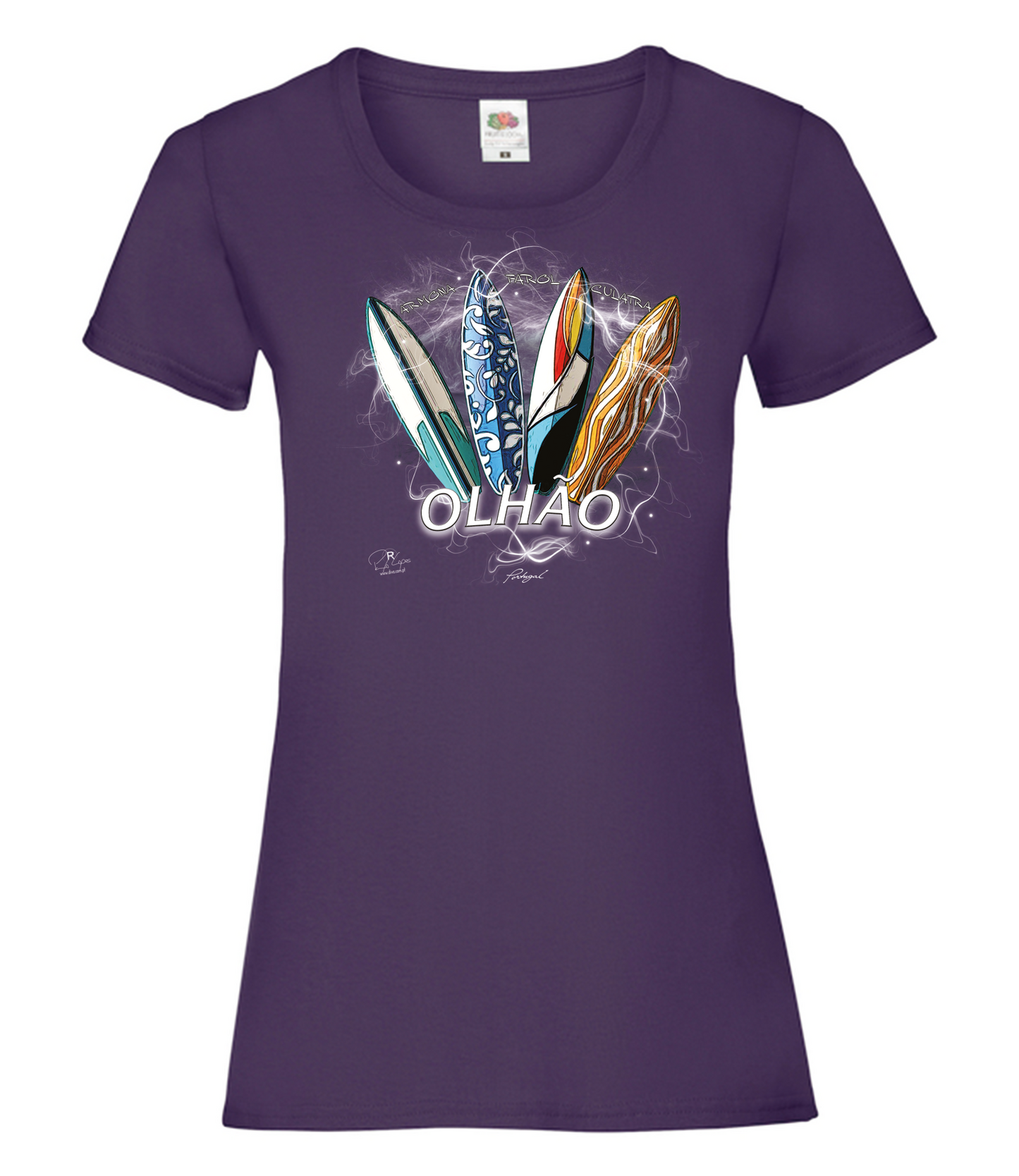 T-shirt Senhora Surfboards Olhão