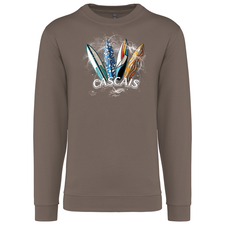 Sweatshirt Kariban sem Capuz Surfboards Cascais