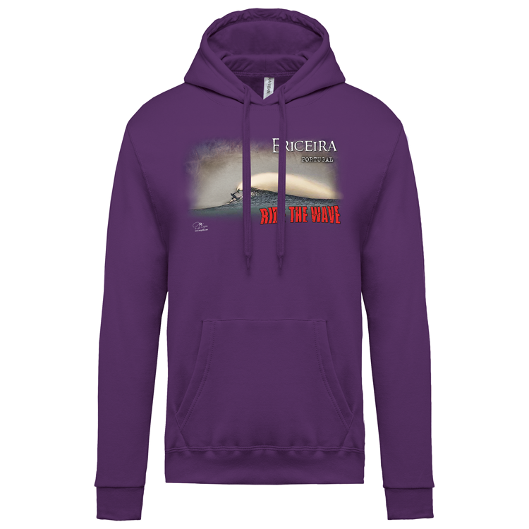 Sweatshirt Kariban com Capuz Ride the Wave Ericeira