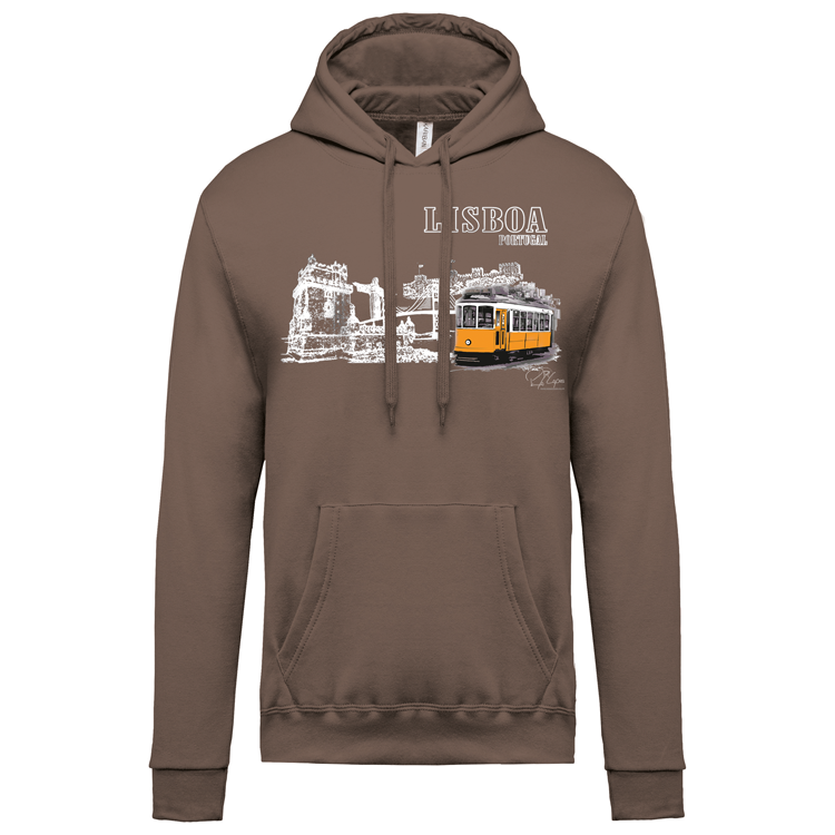 Sweatshirt Kariban com Capuz Monumentos Lx