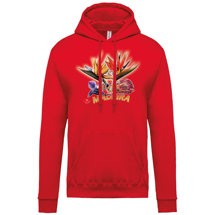 Sweatshirt Kariban com Capuz Estrelícias