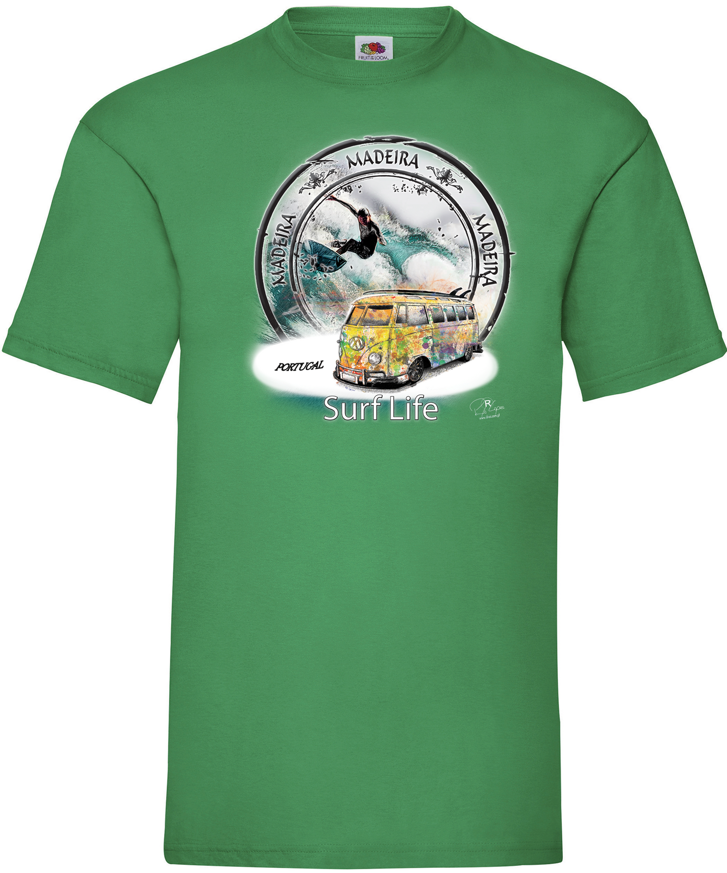 T-shirt Surf Life Madeira