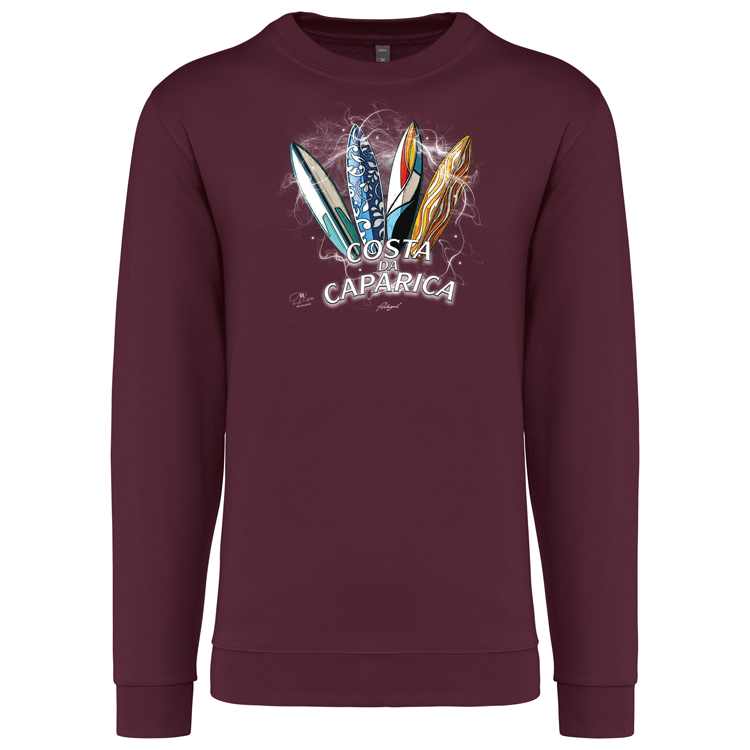 Sweatshirt Kariban sem Capuz Surfboards Costa da Caparica