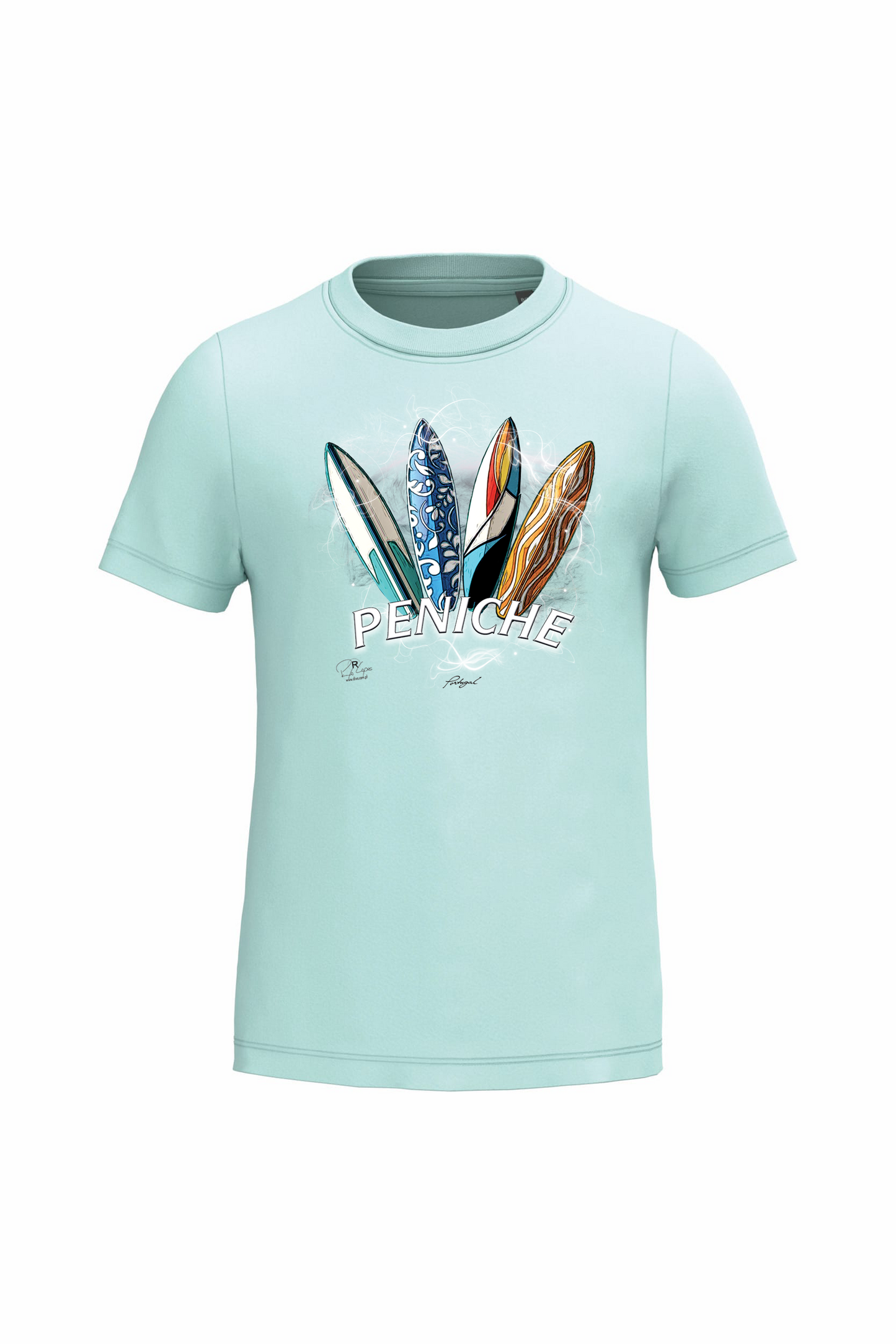T-shirt de Criança Kariban Surfboards Peniche