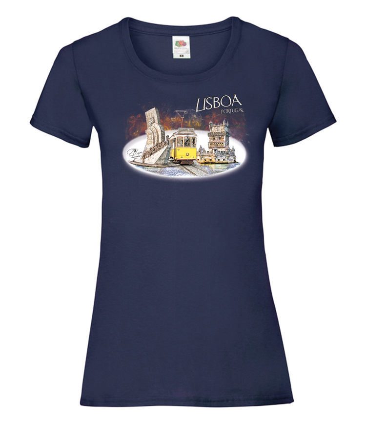 T-shirt Senhora Monumentos Belém