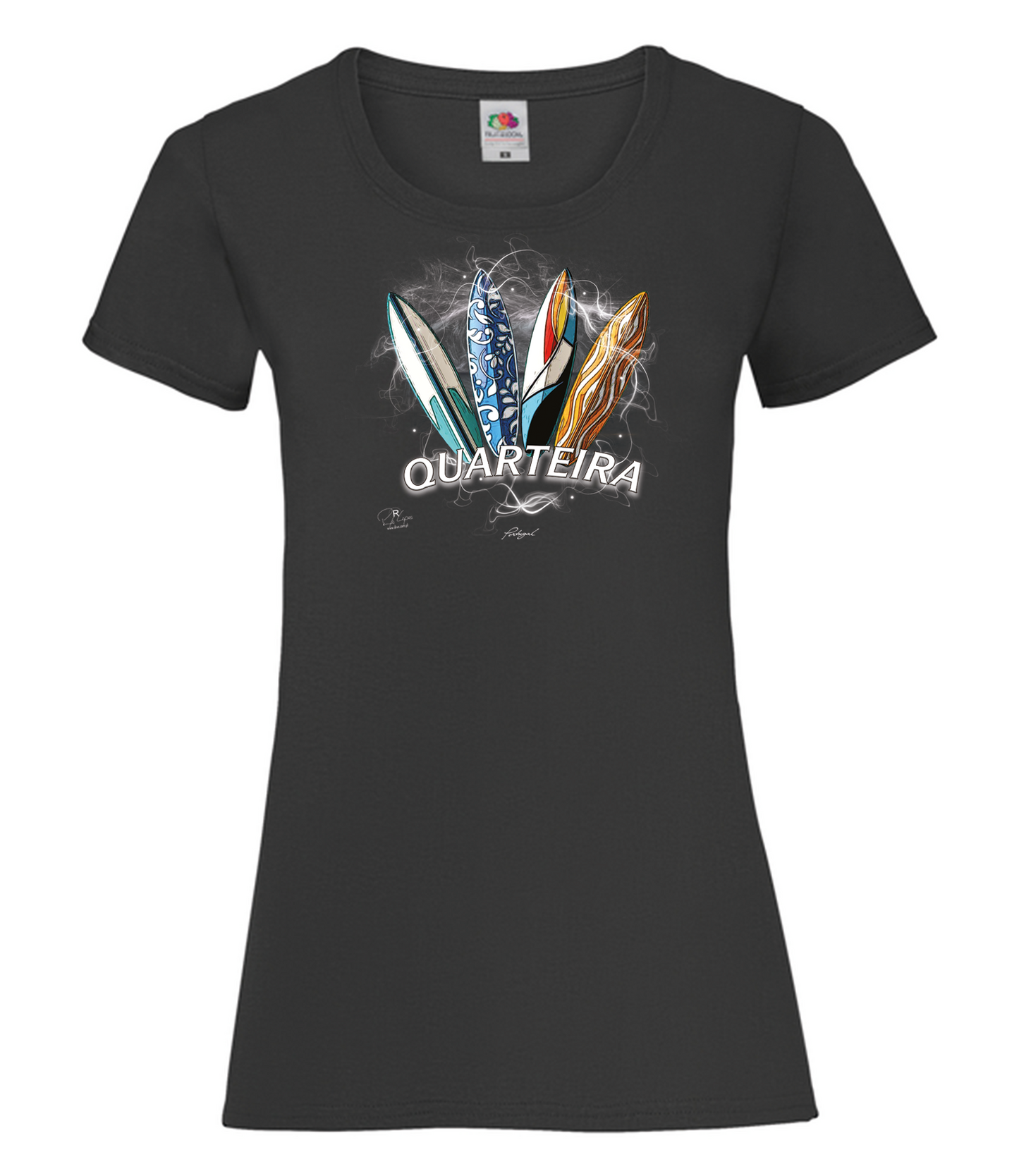 T-shirt Senhora Surfboards Quarteira