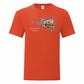 T-shirt Fruit of the Loom, Iconic, 150g, Carmo