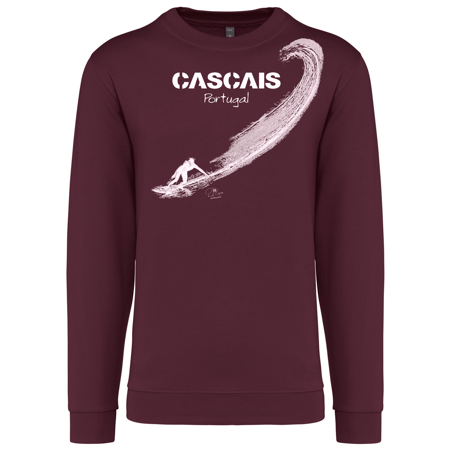Sweatshirt Kariban sem Capuz Surf Cascais