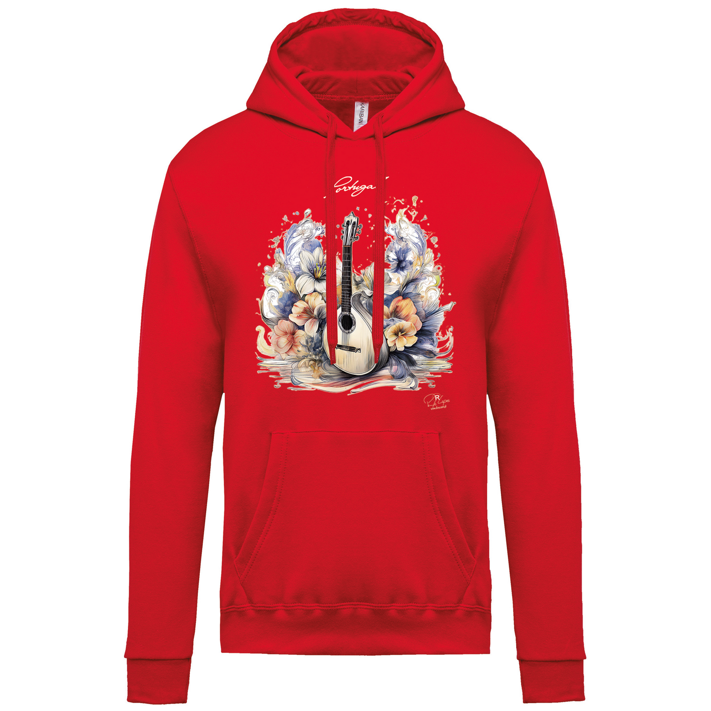 Sweatshirt Kariban com Capuz Guitarra Portuguesa
