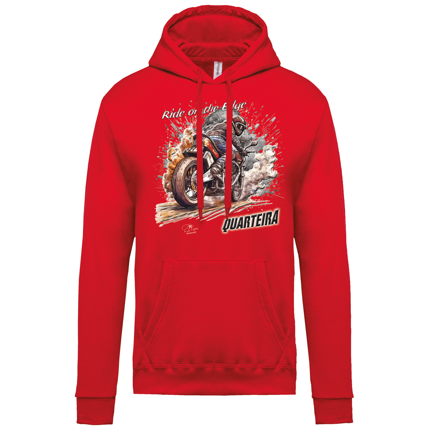 Sweatshirt Kariban com Capuz Ride on the Edge Quarteira