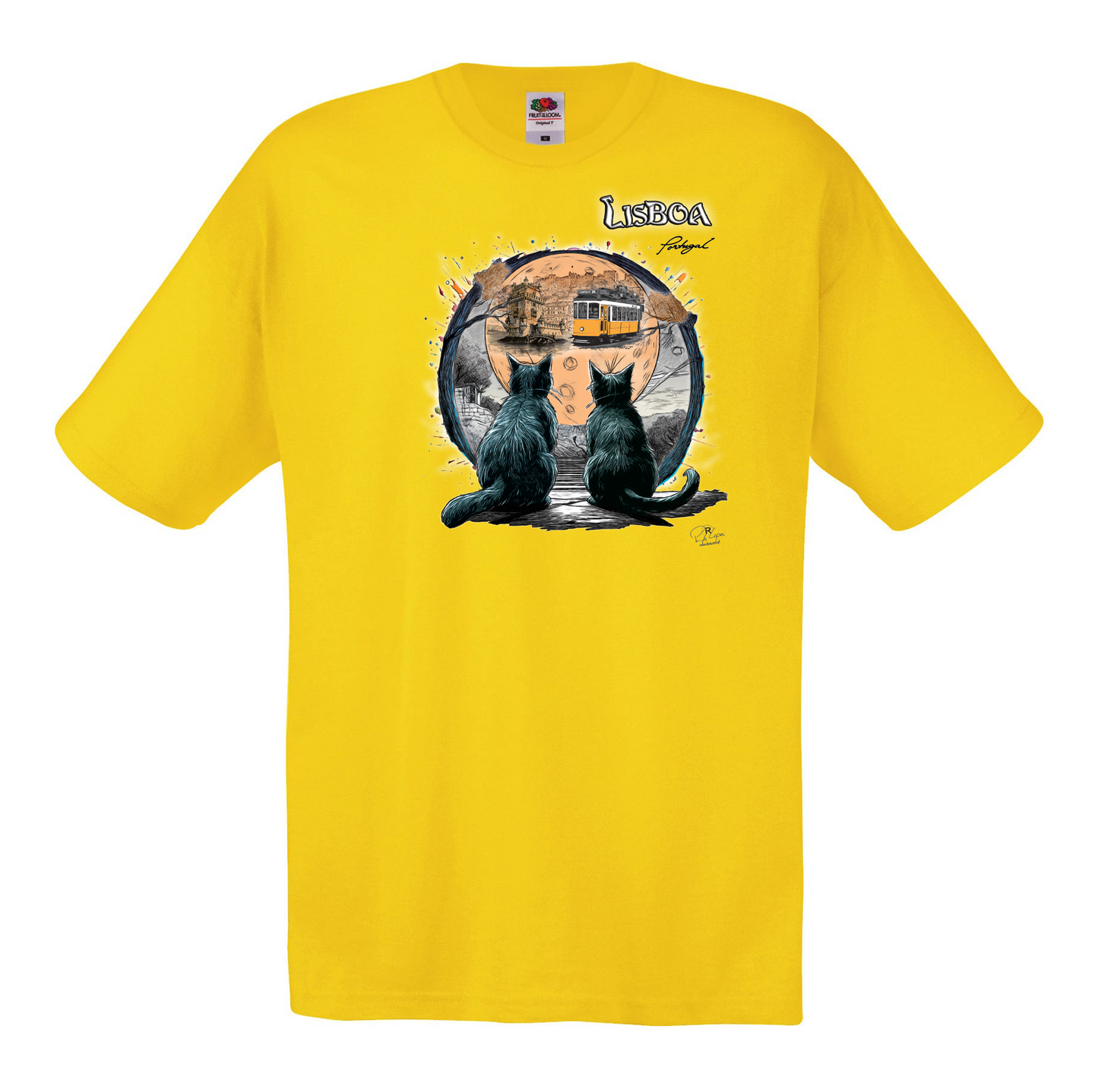 T-shirt Fruit of the Loom, Original 145g, Luar Lisboa
