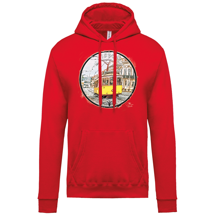 Sweatshirt Kariban com Capuz Calçada do Combro