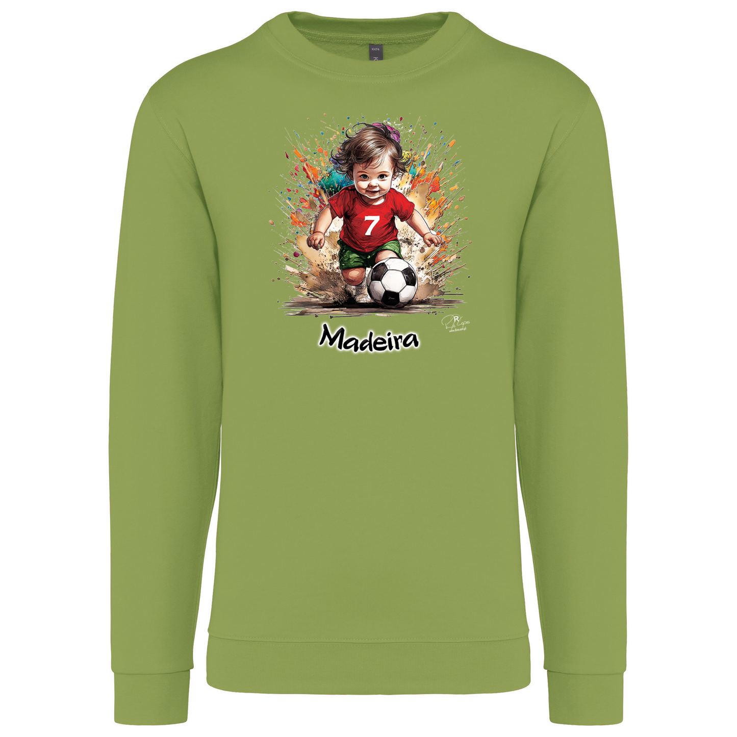 Sweatshirt Kariban sem Capuz 7 Madeira
