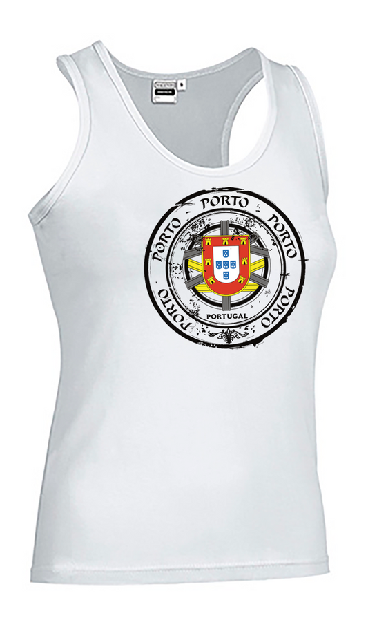 T-shirt Alças Senhora Selo Escudo Porto