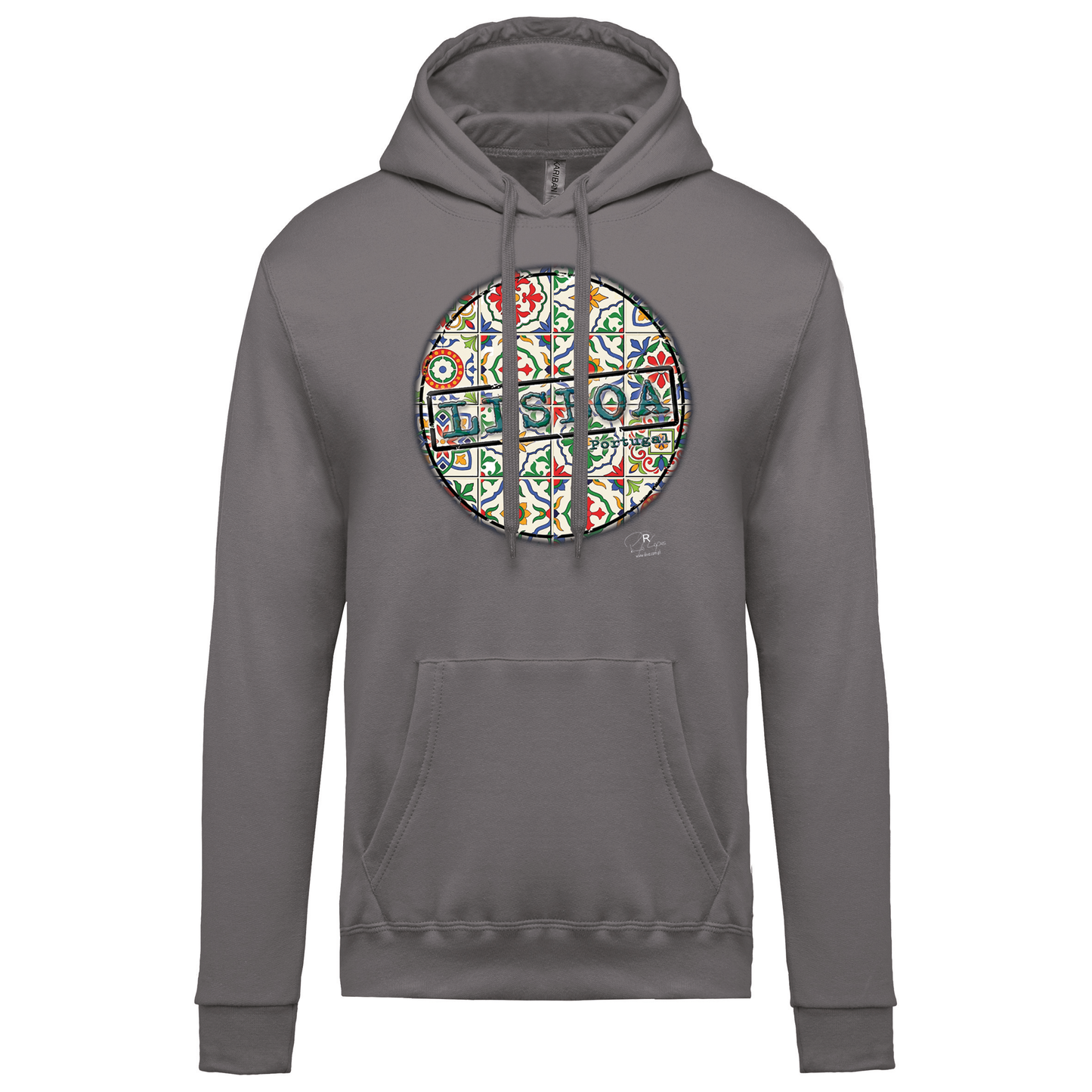 Sweatshirt Kariban com Capuz Pin Lisboa
