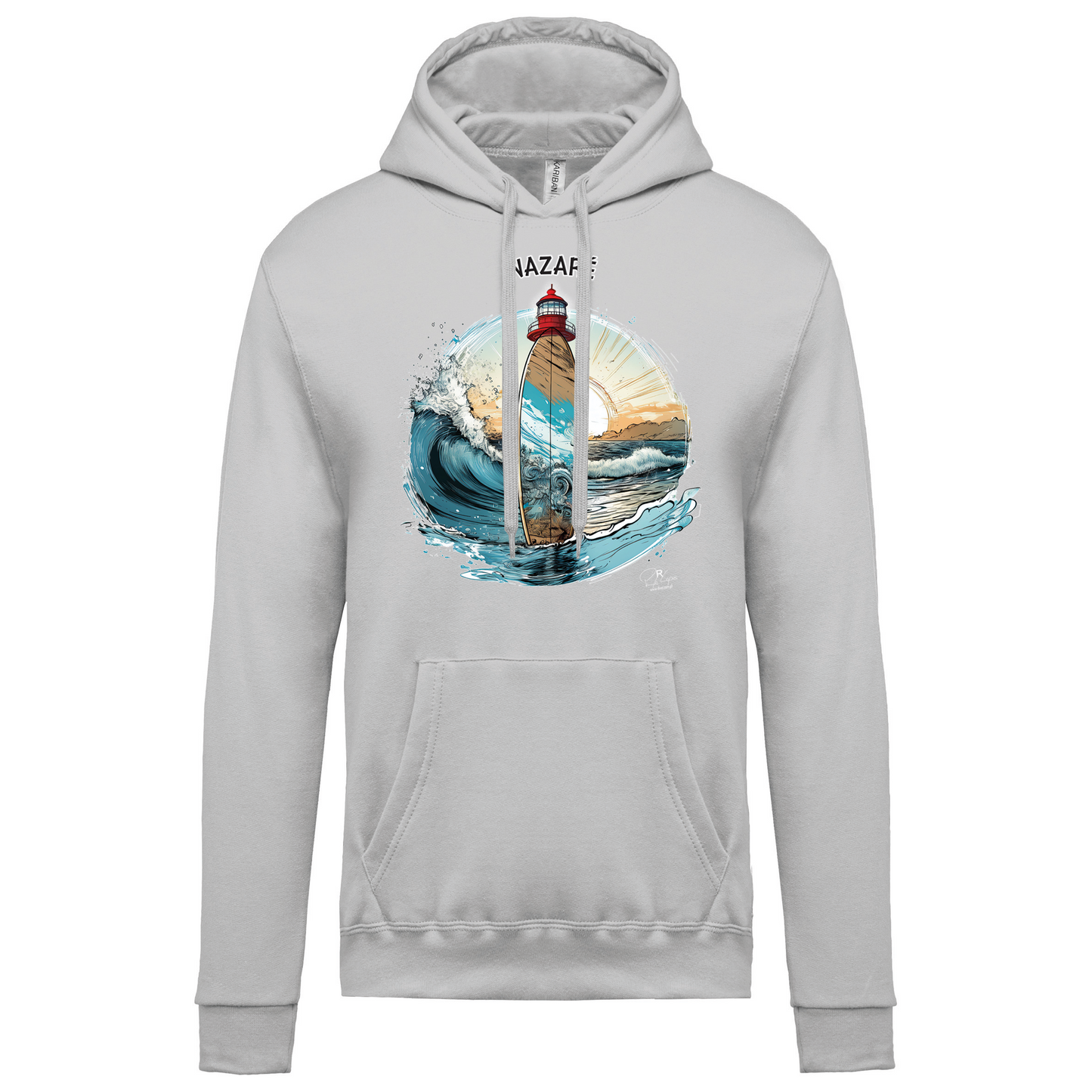 Sweatshirt Kariban com Capuz Sol Nazaré