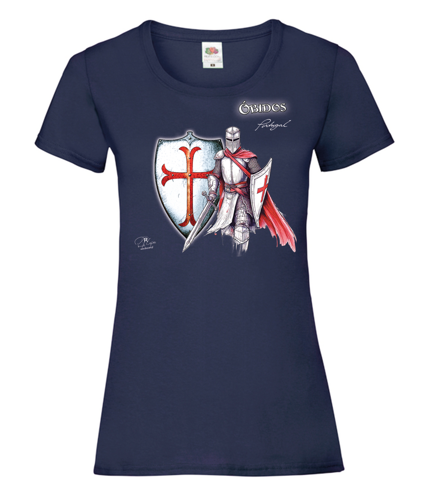 T-shirt Senhora Templário Óbidos