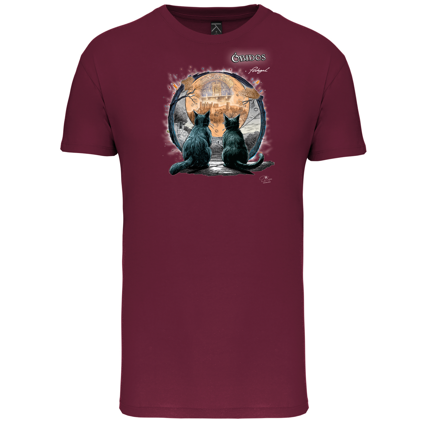 T-Shirt Algodão Biológico Luar Óbidos