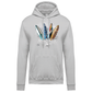 Sweatshirt Kariban com Capuz Surfboards Nazaré