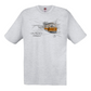 T-shirt Fruit of the Loom, Original 145g, Carmo