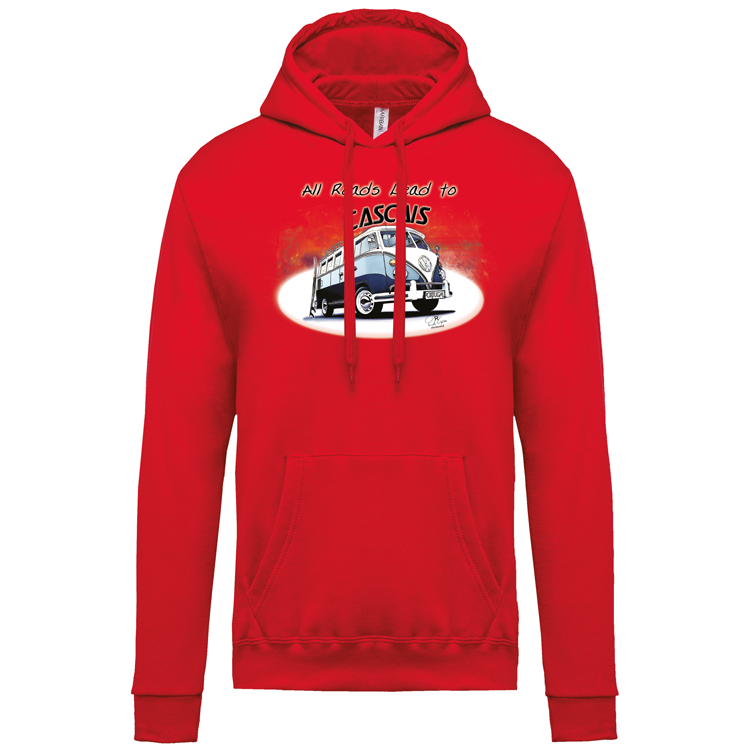 Sweatshirt Kariban com Capuz All Roads Lead to Cascais